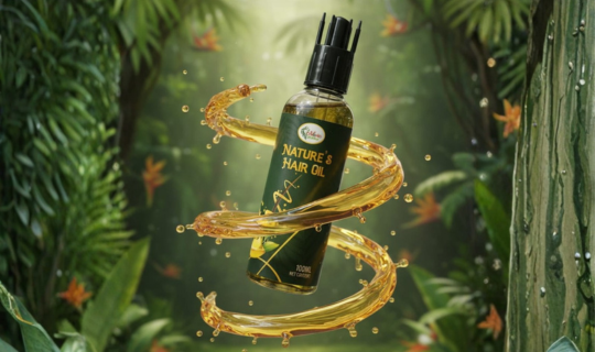 Nature's hair oil